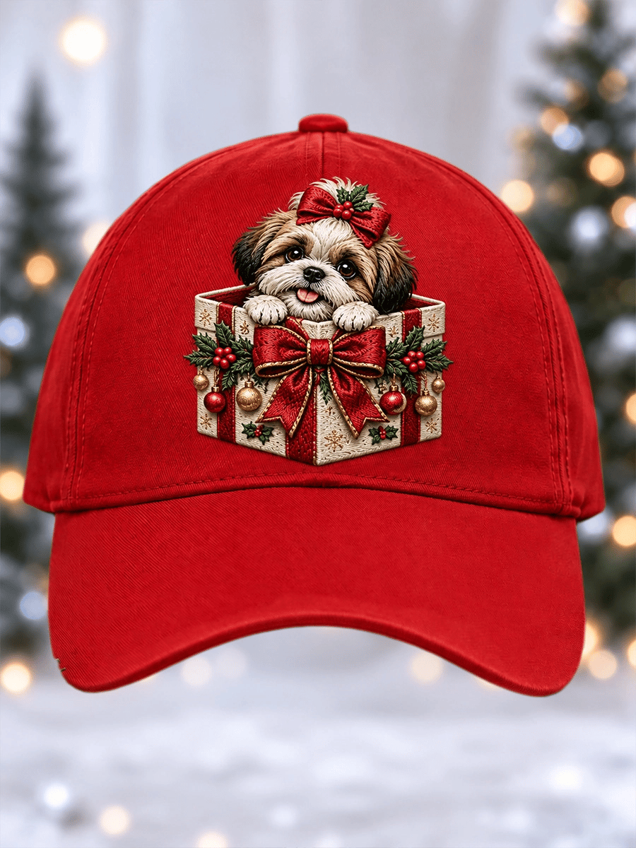 Unisex Cute Dog Print Baseball Cap