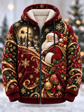 Weihnachtsflanelljacke für Herren