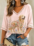 Women's Art Dog Tee