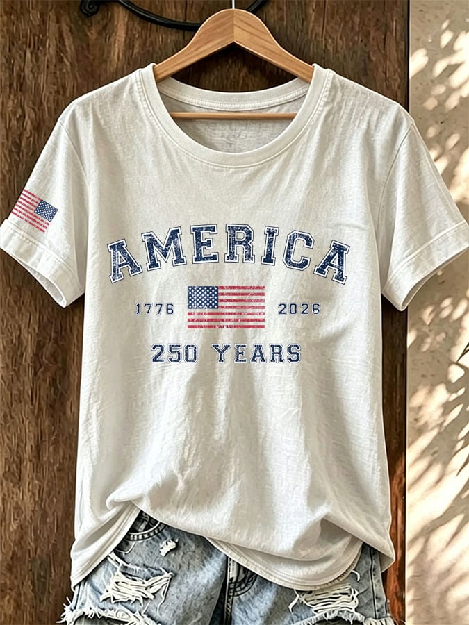 Women's Casual Print Short-Sleeve T-Shirt