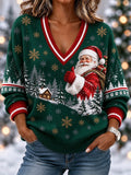 Women's Casual Christmas Long-Sleeve Top