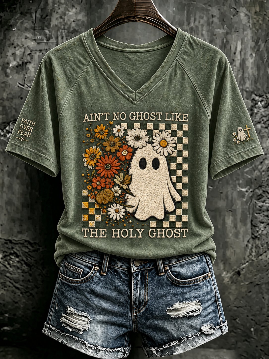 Women'S Ain’t No Ghost Like The Holy Ghost Print T-Shirt