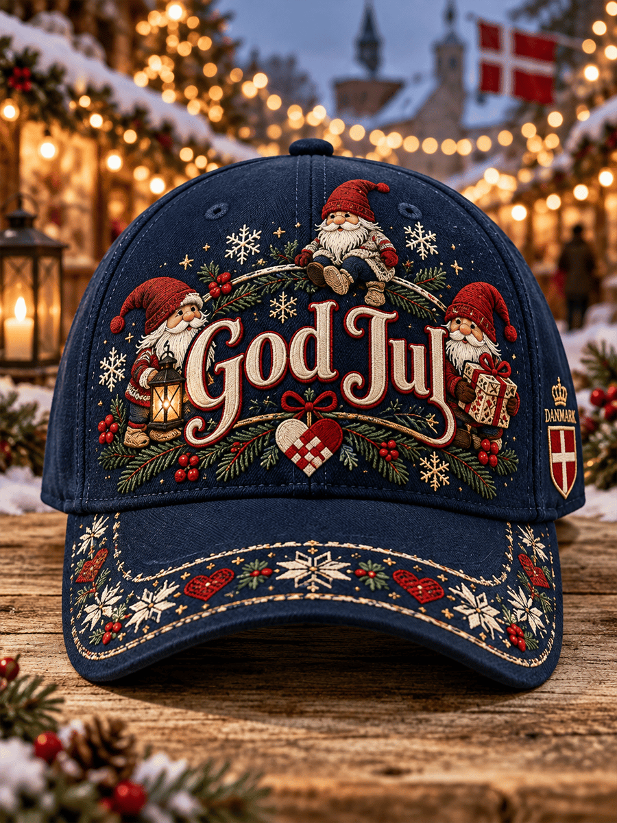 Unisex Fanish Weihnachtsmütze mit Aufdruck