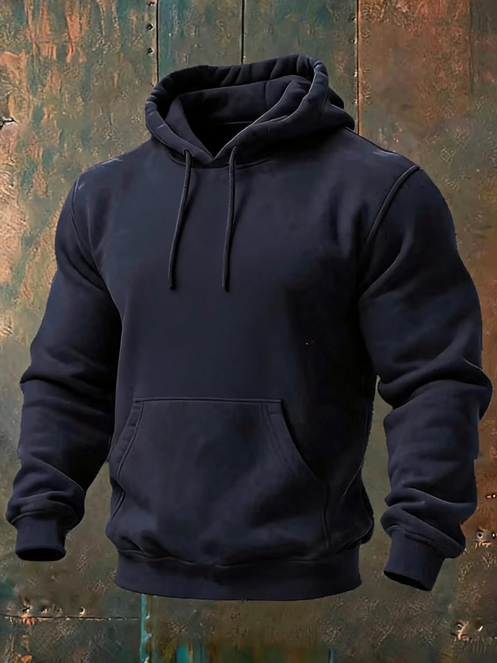 Men's Retro Pure Cotton Hoodie