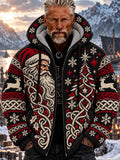 Men's Nordic Viking Christmas Flannel Jacket