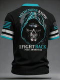 Men's PTSD Awareness Veteran Printed T-shirt