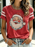 Lässiges Damen-Top mit Weihnachtsmuster