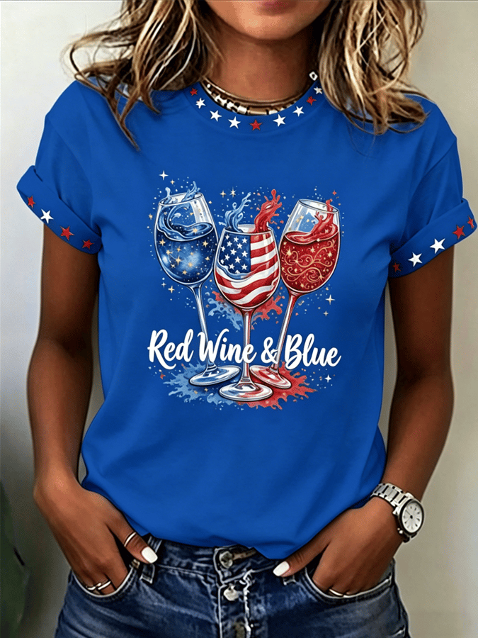 Women's 250th Anniversary Printed Casual T-Shirt