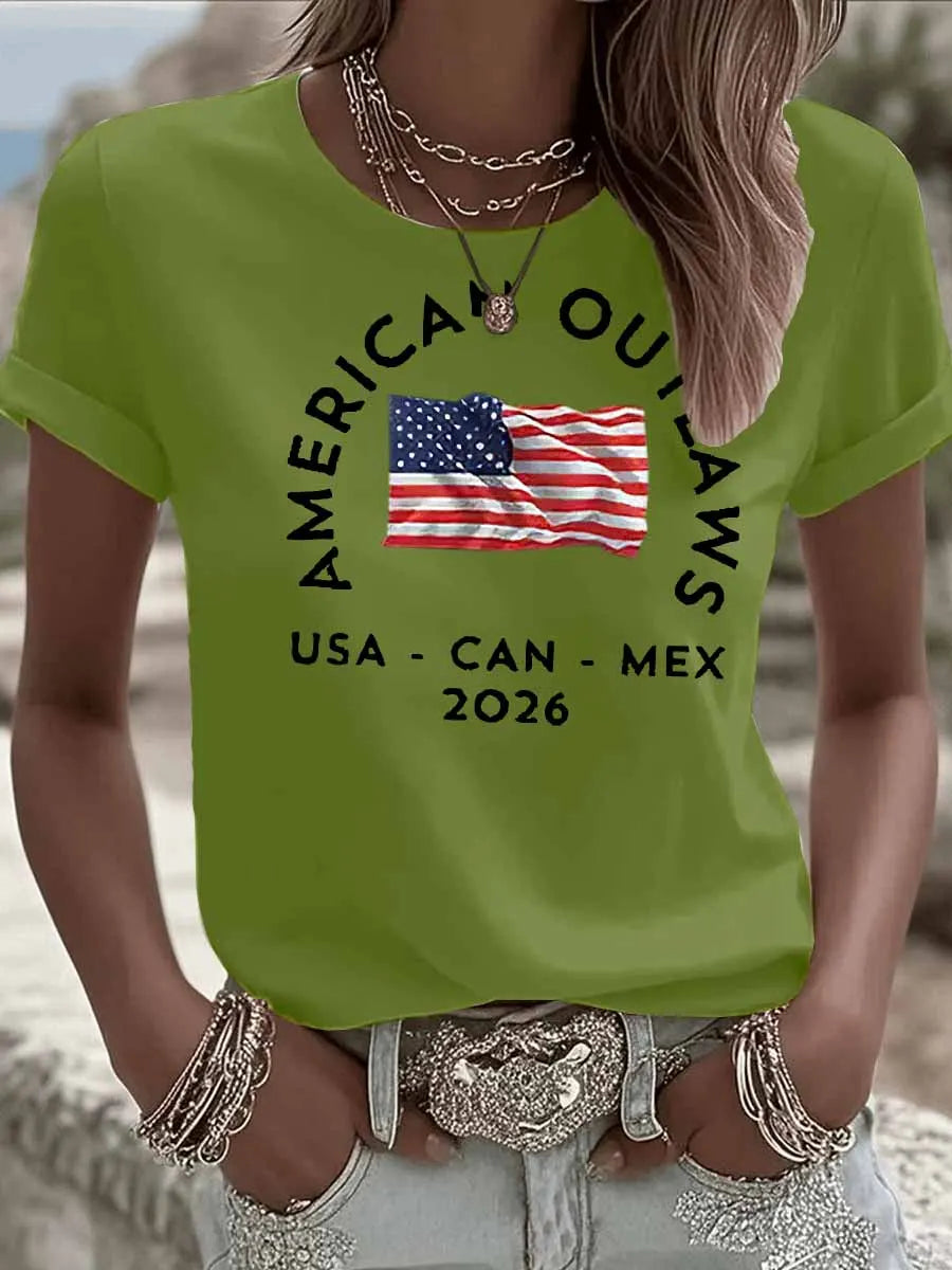 USA-CAN-MAX 2026 Printed T-Shirt
