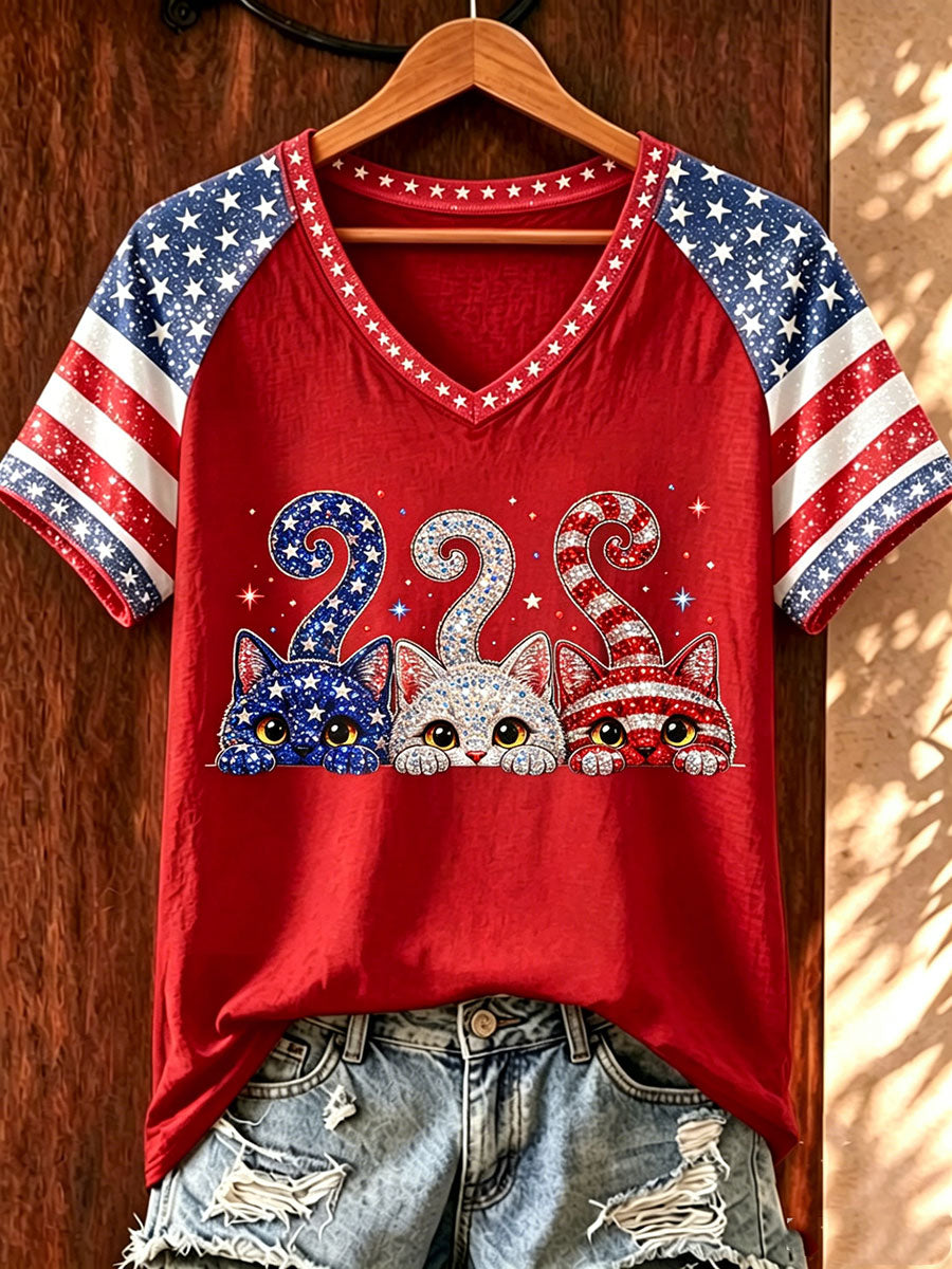 Women's  American Cat T-shirt