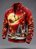 Men's Christmas Print Top