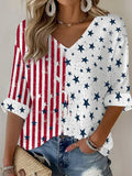Women'S Casual American 250 Founding Celebration Top