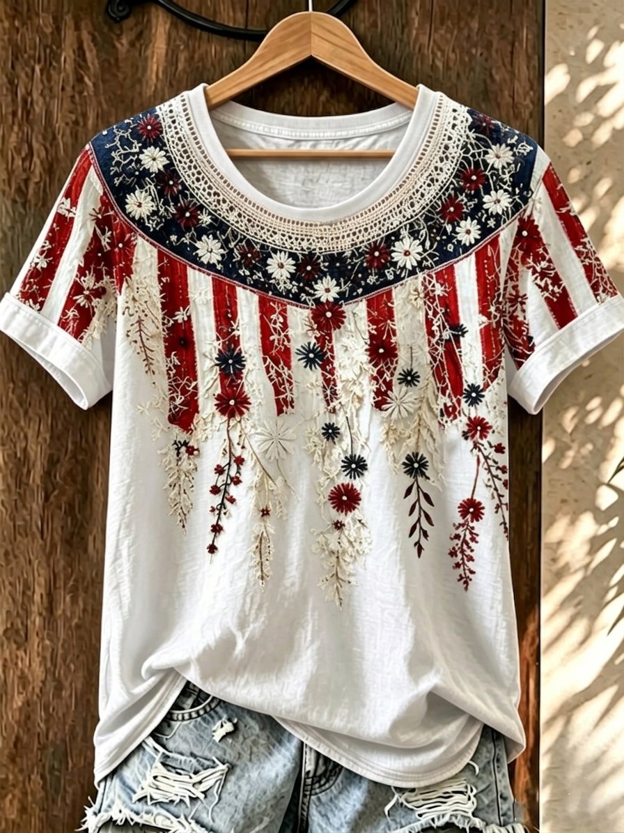 Women's Casual Printed Top