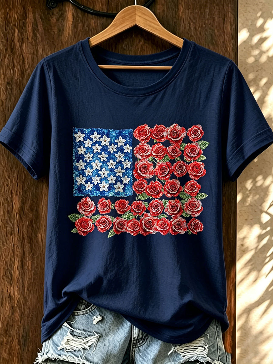 Women's American Rose T-Shirt