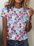 Women's Independence Day Print T-Shirt