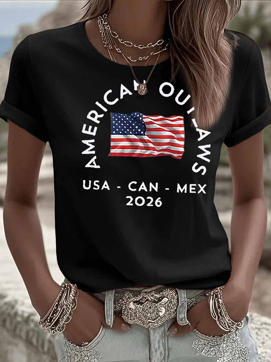 USA-CAN-MAX 2026 Printed T-Shirt