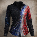 Women's US 250th Anniversary Print Casual Shirt