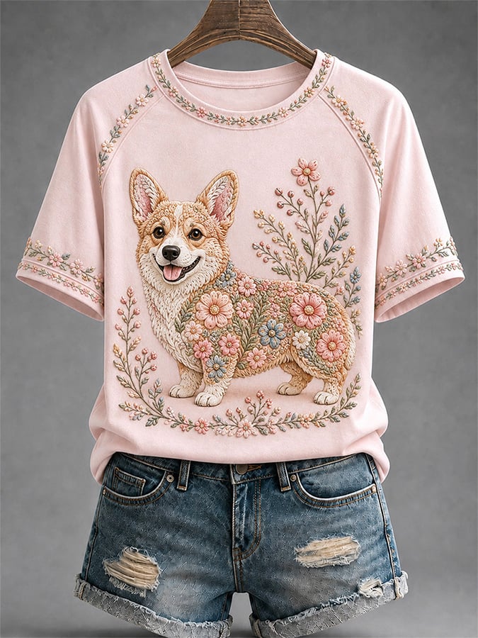 Women's Art Dog Tee