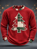 Men'S Christmas-Themed Printed Long-Sleeved Top