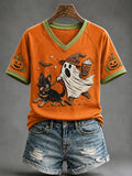 Women's Autumn Animal Series Casual T-shirt