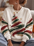 Lässiges Damen-Sweatshirt mit Print und langen Ärmeln