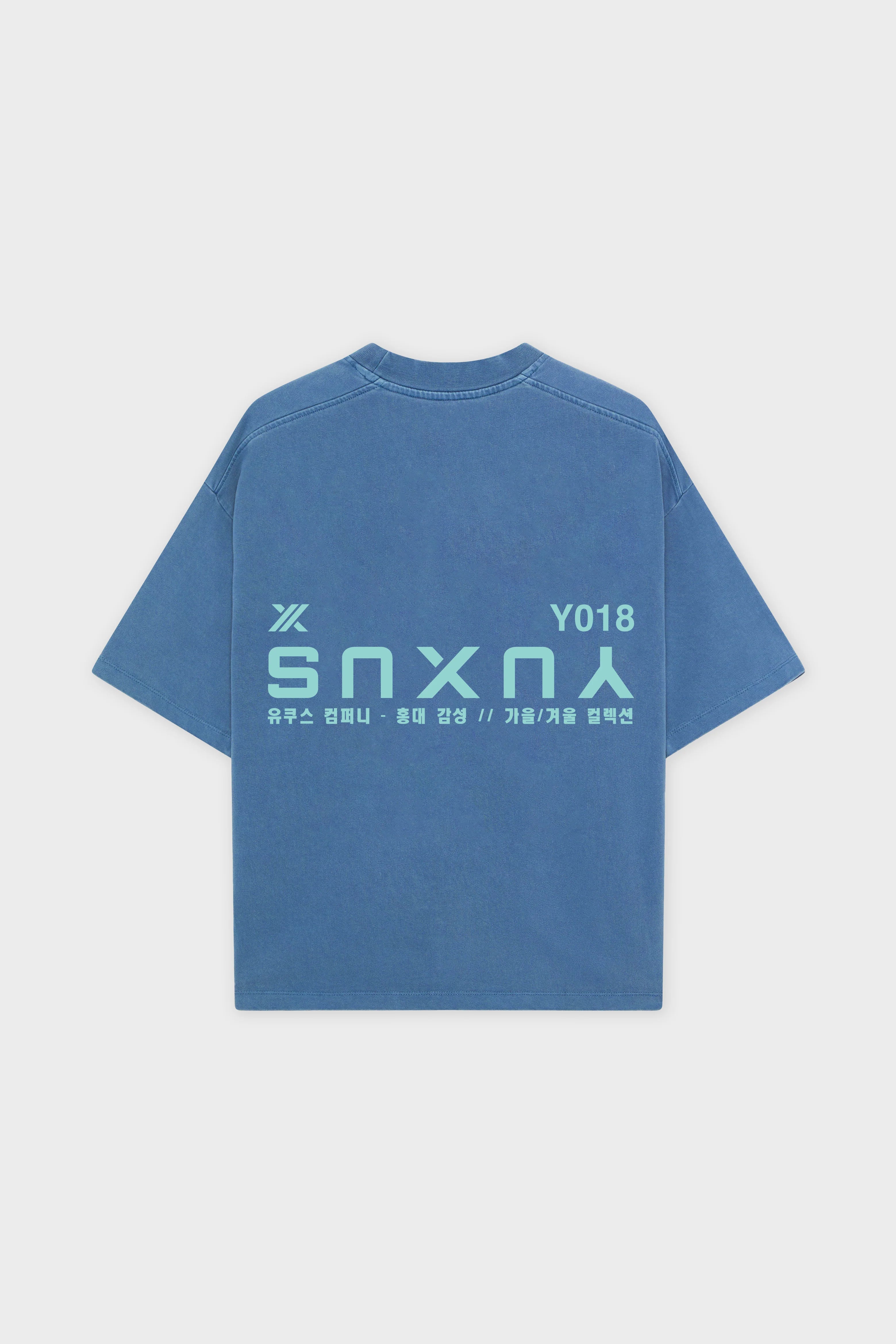 CANDLE "HONGDAE" T-SHIRT BLUE