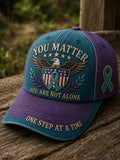 Veteran Suicide Prevention Awareness Month Print Baseball Cap