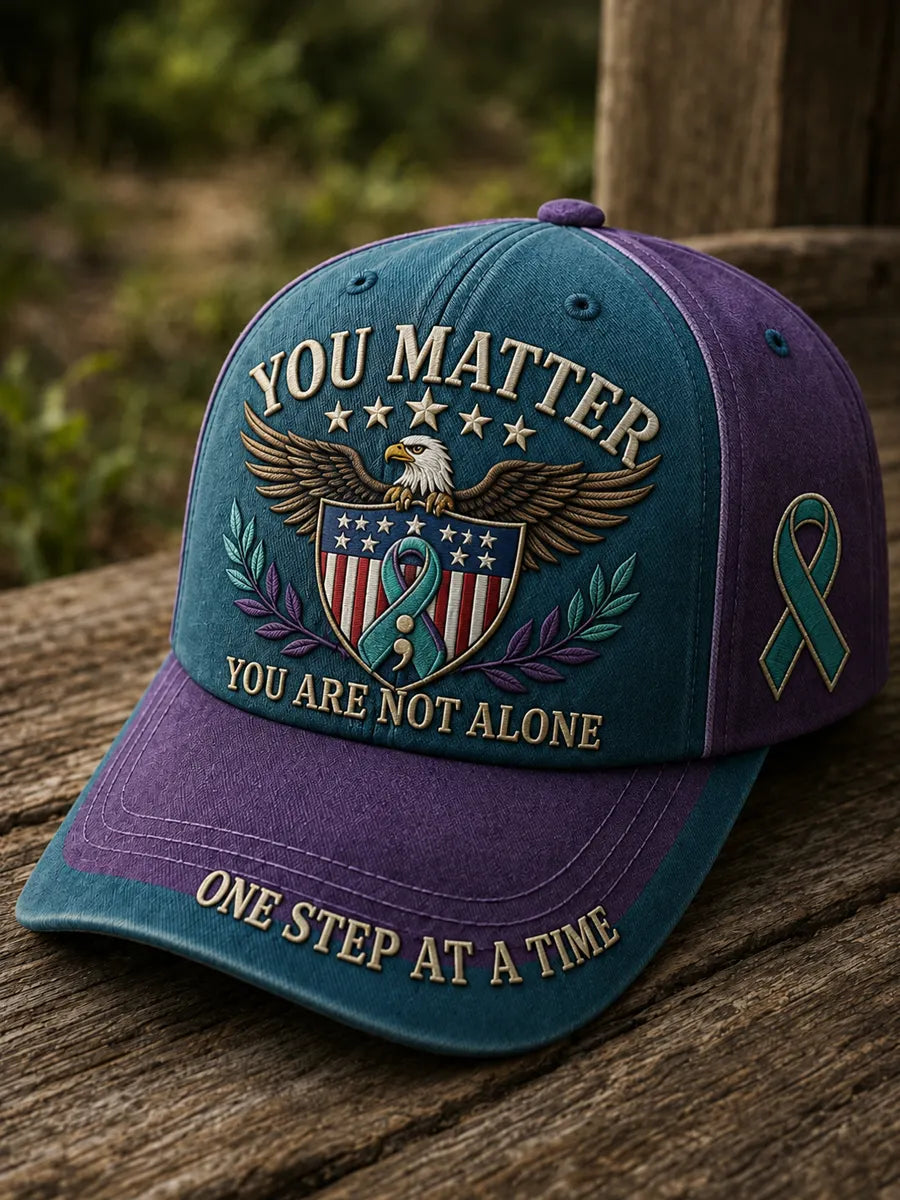 Veteran Suicide Prevention Awareness Month Print Baseball Cap