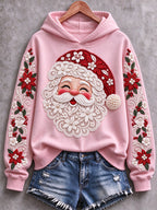 Women'S Cat Print Casual Hoodie
