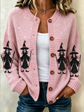 Women'S Halloween Cancer Breast Cancer Awareness Month T-Shirt
