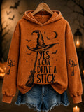 Women's Halloween Print Hoodie