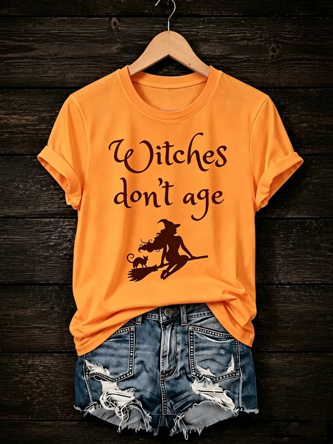 Women's Halloween Print T-Shirt