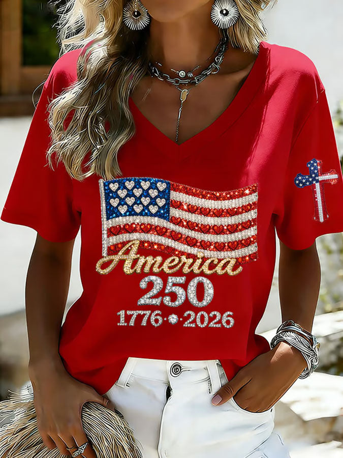 Women's 250 Year Print Short Sleeve T-shirt