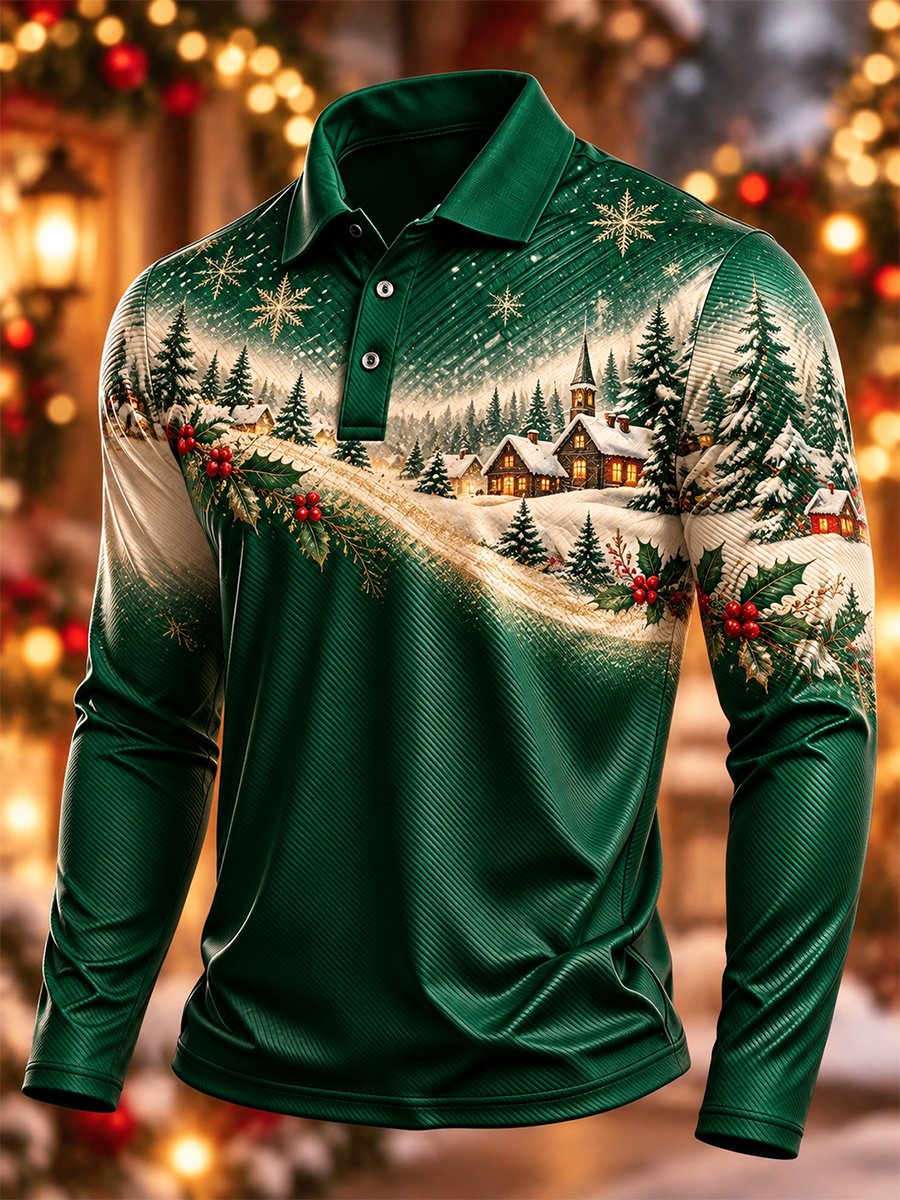 Men's Christmas Day Polo Shirt