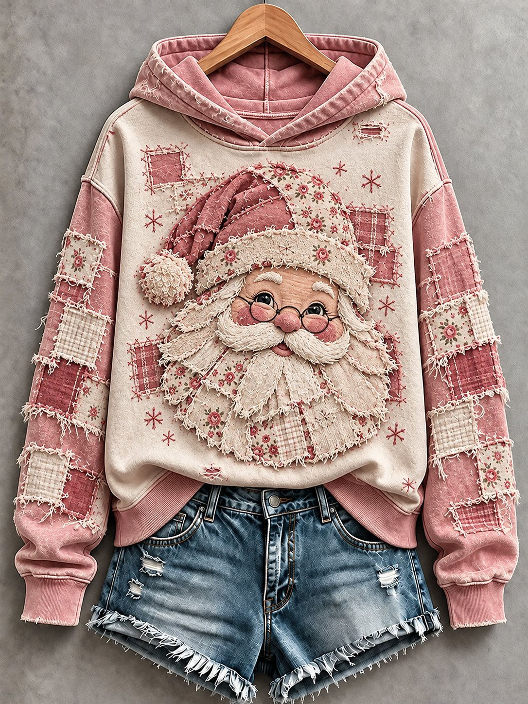 Damen-Sweatshirt mit Weihnachtsprint