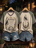 Women's Halloween Witch  Print Top