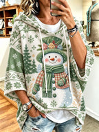 Women's Casual Printed Loose Sweatshirt