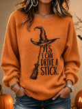 Women's Halloween Print Hoodie