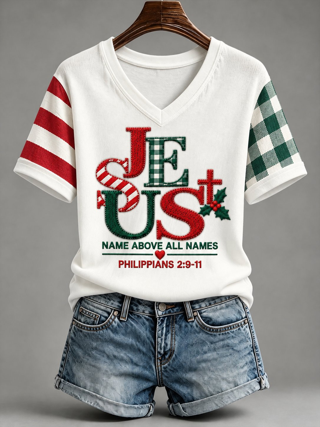 Women's Casual Christmas Print Top