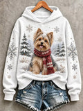 Women's Christmas Print Hoodie