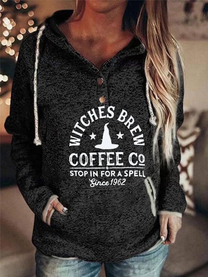 Fashion Print Long Sleeve Hoodie