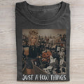 Retro Halloween Doll Face Meme T-shirt