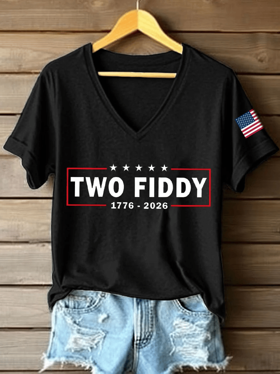 Women's Two Fiddy Print T-Shirt