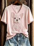 Women's Art Dog Tee