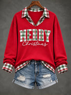 Damen-Weihnachts-Freizeit-Sweatshirt