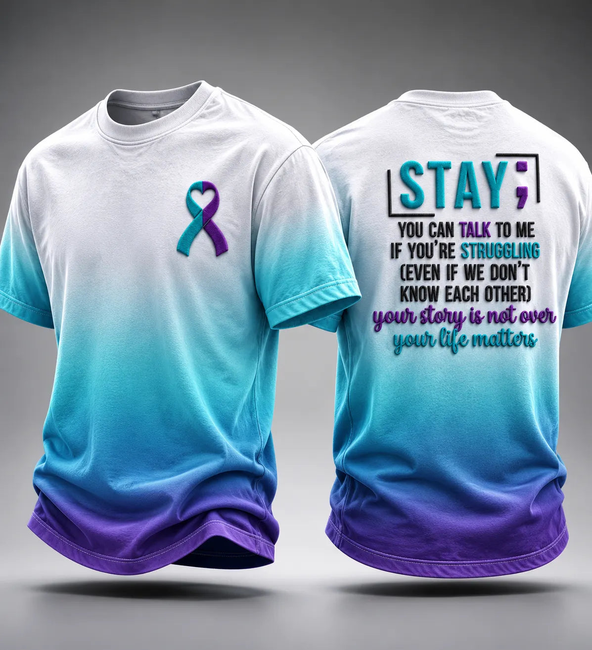 Men's Suicide Prevention Awareness Short-Sleeve T-Shirt