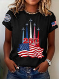 Women's Retro 1776–2026 250 Year Print T-Shirt