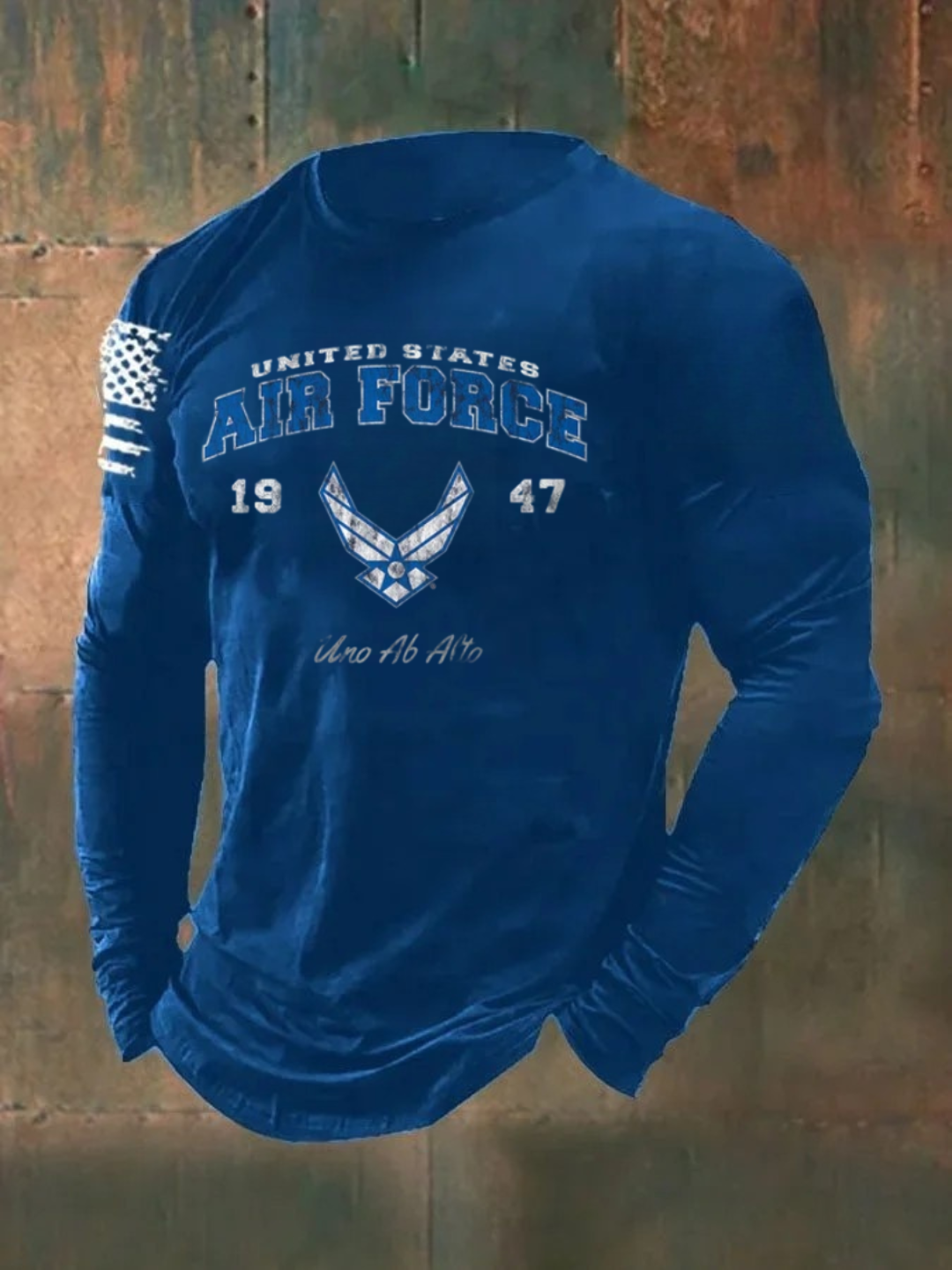 1947 US Air Force Pattern Long Sleeve  100% Cotton T-Shirt