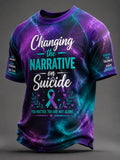 Men's Suicide Prevention Awareness T-Shirt