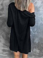 Casual Solid Color Long Sleeve Cardigan